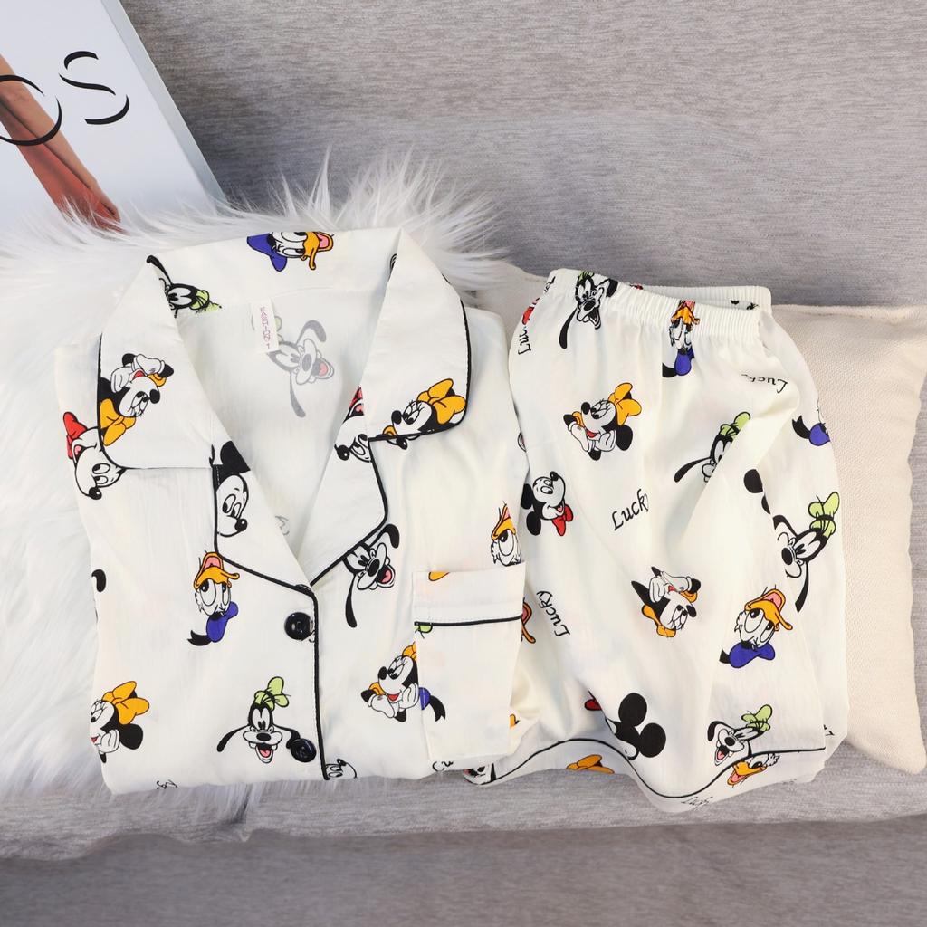 Summer new cloud cotton short-sleeved shorts sweet and cute cardigan lapel pajamas women's loungewear set can be worn outside