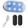 Car Lights Interior Roof 7 Colors Magnetic LED Lights For Car Smart Car Interior Lights Car Interior Ambient Lights For Your Car