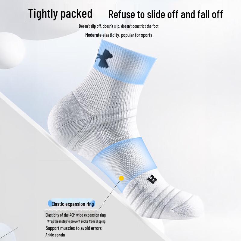 Under Armour Короткие спортивные носки до щиколотки (3 пары)
