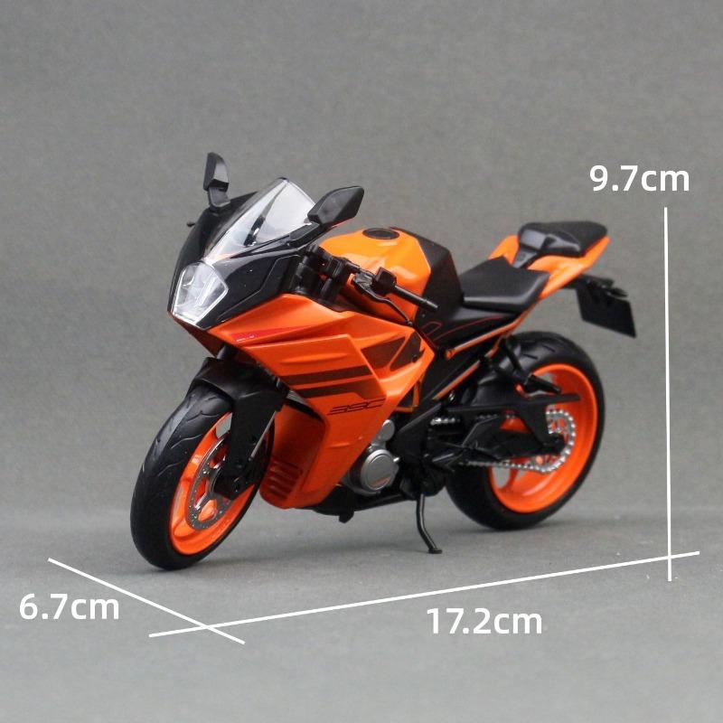 Симуляция 1/12 KTM RC390 Сплав Внедорожный Мотоцикл Модель Коллекция Украшение Металлическая Модель Мотоцикла Подарок Парню