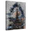Canvas Print Eiffel Tower In Mist