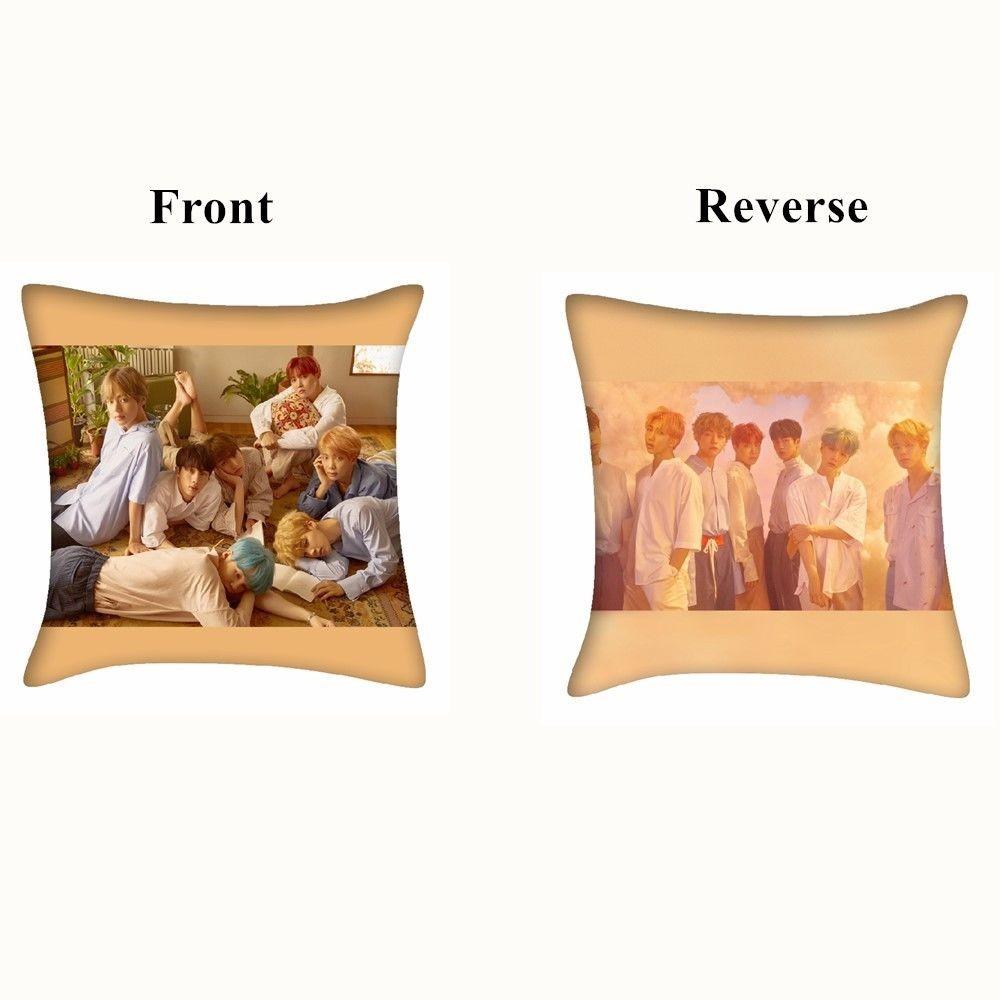 Bts Pillow Kpop Case Bangtan Boys Doublesided Love Yourself Pillow Cover