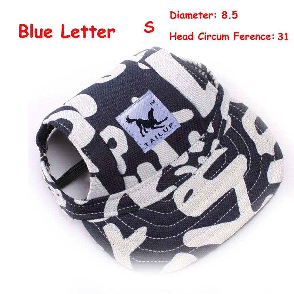Adjustable Puppy Supply Summer TAILUP Dog Sun Hat Baseball Cap Cotton Canvas Pet