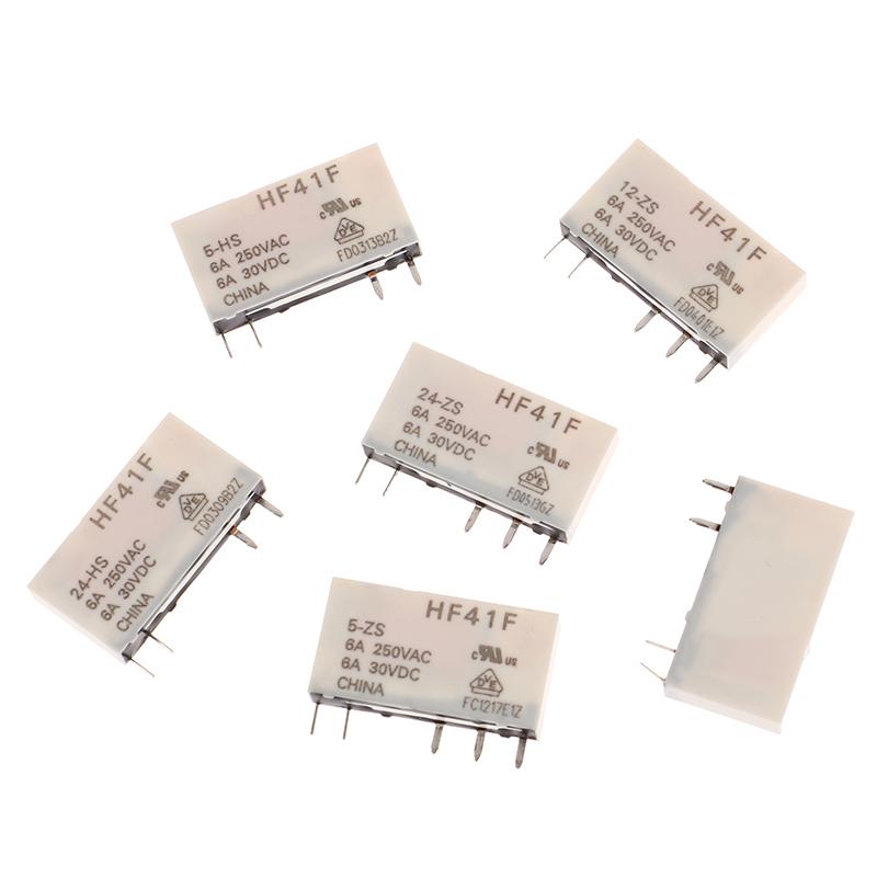 Hf41F-24-Zs Hf41F-12-Zs Hf41F-5-Zs Hf41F-5-Hs Hf41F-12-Hs Hf41F-24-Hs Промышленное реле Сверхминиатюрное силовое реле 41F Hf41F