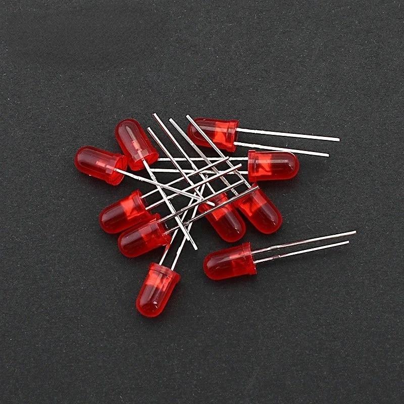 60-200 шт. F3 F5 набор светодиодных диодов 3 мм 5 мм светодиоды белый красный синий зеленый желтый оранжевый DIY электронный комплект