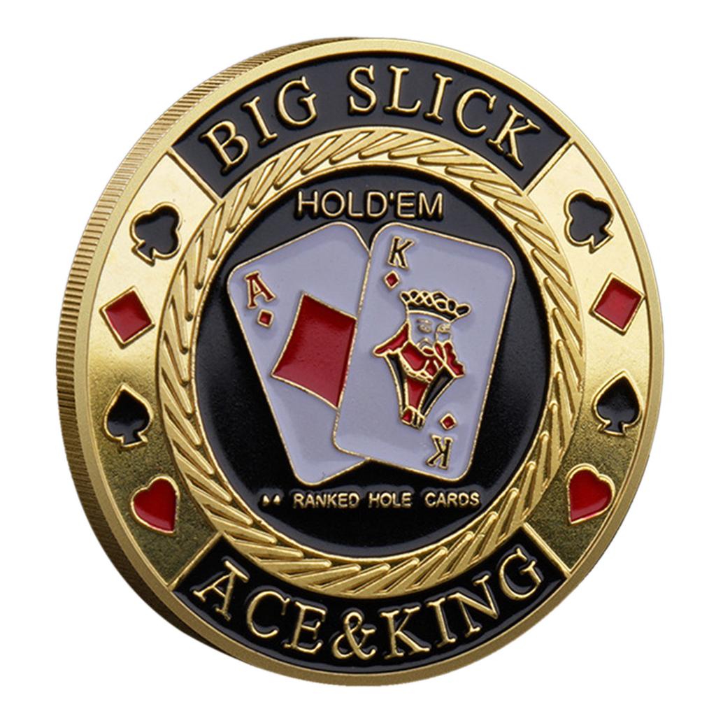 Защитные приспособления для покерных карт Монеты Коллекционные предметы Настольные игры Защитные приспособления для покерных карт Металлические фишки для покера Монеты Аксессуары для покера