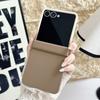 Матовый чехол с градиентом и двойным цветом для Samsung Galaxy Z Flip 7 6 5 4 3 flip7 ZFlip Защита шарнира Жесткий ПК Ударопрочный Тонкий чехол