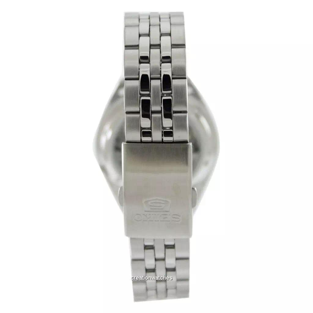 Seiko Автоматические мужские часы из нержавеющей стали с 5 камнями и 21 камнем SNKL15 SNKL15K1 SNKL15K