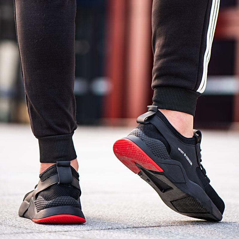 Обувь для страхования труда, мужская, противоударная и противопрокольная, со стальным мешком на голове, дышащая, модная, легкая, защитная рабочая обувь