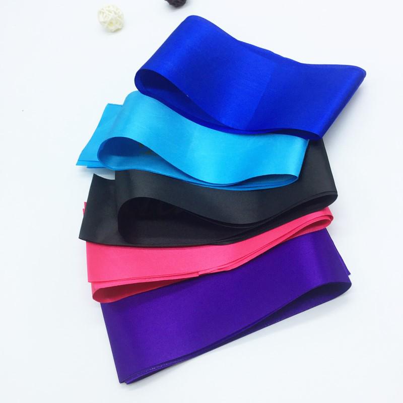 1PC Bride Ribbon Wedding Etiquette Belt Blank Sash Shoulder Strap Baby Shower Decor Solid Color