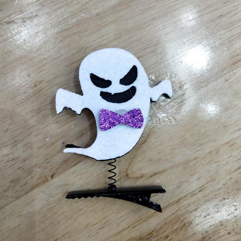 Заколка для волос на Хэллоуин, тыква, привидение, череп, пряжка, головной убор, праздничные предметы, реквизит для выпускного вечера, небольшие подарки