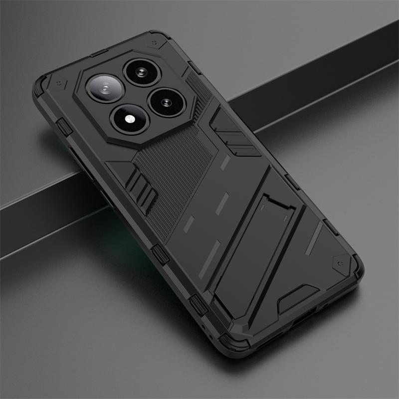 Phone Holder Case For Redmi Note 14 Pro Case Anti-knock Armor Back Cover For Redmi Note 14 Pro 5G Case For Redmi Note14 Pro Plus