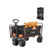 EchoSmile Carry Large Capacity Outdoor Cart with 10cm 160kg Weight Freestanding Perfect for Club Training Sports Leisure and Sports Days Wagon,