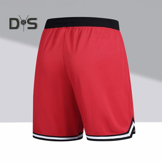 Мужские спортивные шорты с эластичной талией, регулируемые на шнурке, быстросохнущие, спортивные шорты с карманами, свободные шорты для бега