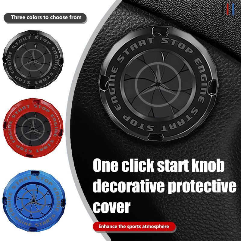 Car One-Click Engine Start Switch Button Protective Cover Decoration Accessories For Benz CITAN VITO SPRINTER CLS SLK Sport ML VP1