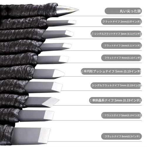 zmart Профессиональный набор из 10 предметов для резьбы по камню из вольфрамовой стали, набор ручных инструментов со стамесками, режущими лезвиями для резьбы по дереву, стамесками для гравировки по камню, Карвин