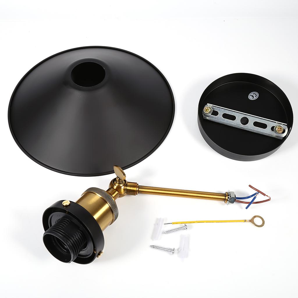 85~265 В Винтажный Лофт Индустриальный Стиль Металлический E27 Настенный Светильник Ретро Лампа Основание Освещение Украшения