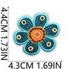 Exquisite Floral Embroidery Patch Sticker Bag Decorative Butterfly Bee Cloth Sticker Pretty Sunflower Embroidery Chapter Boy3 pcs MOQ, mix styles