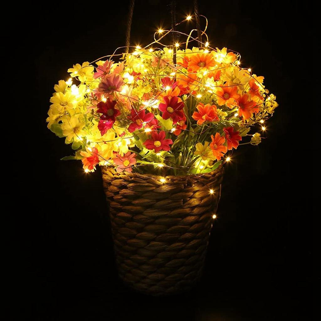 4 шт., гирлянды для батарейного отсека с дистанционным управлением, 8 функций для рождественских свадеб в помещении