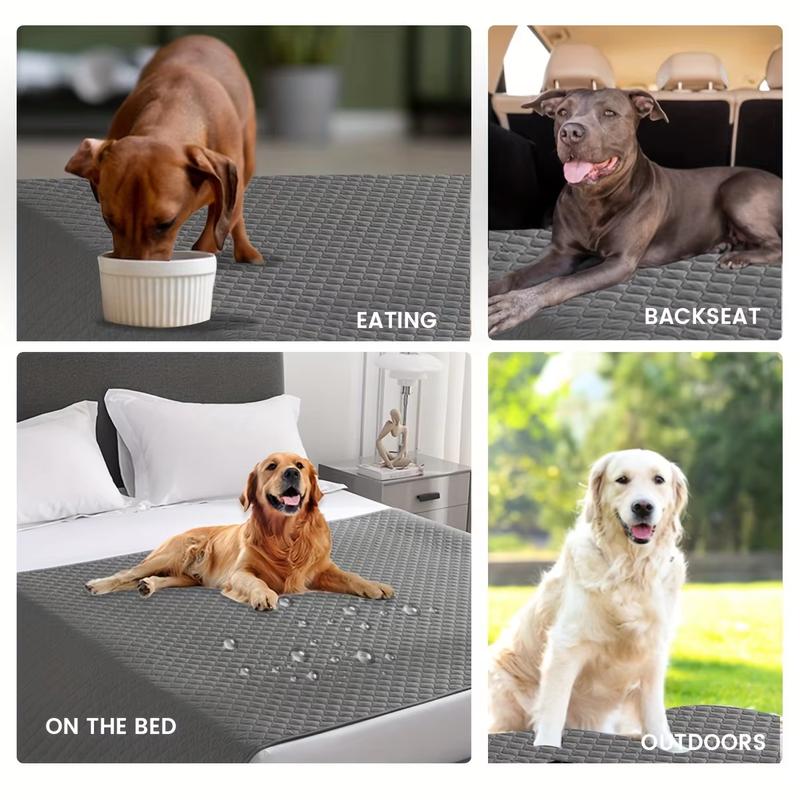 Small Check Pet Mattress,Washable PU Foam Dog Mat,Non-Slip Furniture Protector,Soft Bed Cover for Cats Dogs