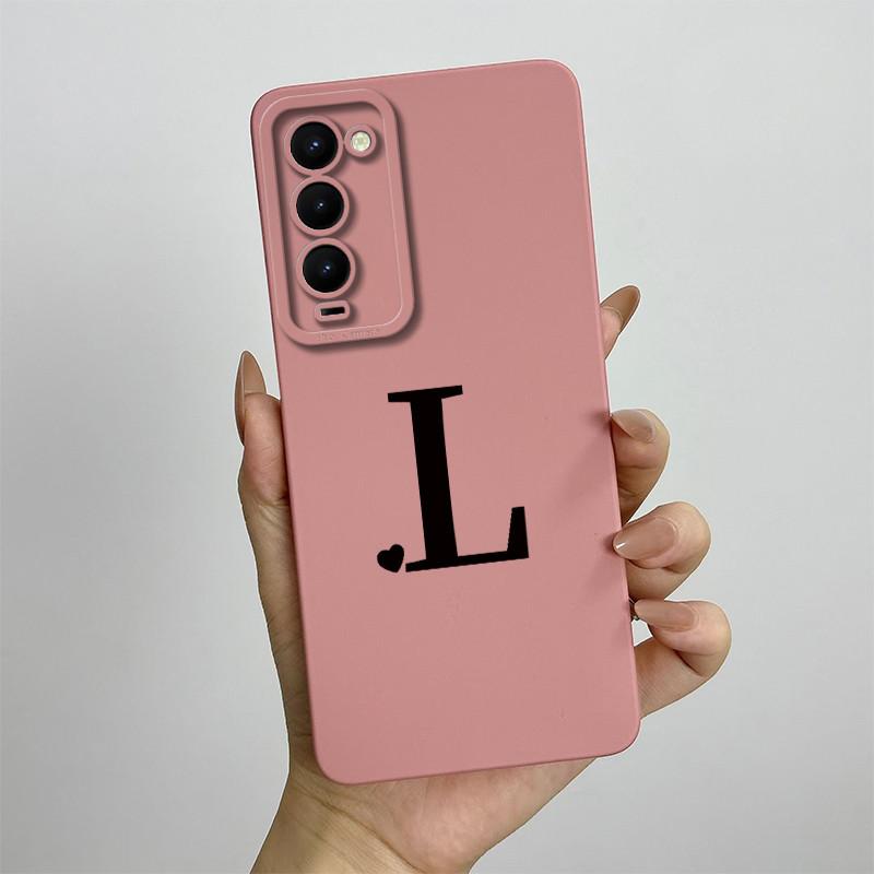 Чехол для Tecno Camon 18 Чехол для телефона Tecno Camon 18P Camon 18T CH6 CH7n Милые Заглавные Буквы Квадратный Силиконовый Ударопрочный Задний Чехол