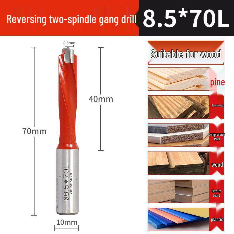 12 мм Фрезерная фреза для сверления боковых отверстий по дереву, пробойник для отверстий