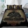 Buddha Duvet Cover Collection King Size Exotic Ethnic Bohemian Bedding Collection Microfiber Golden Buddha Statue Print Gorgeous Quilt Cover