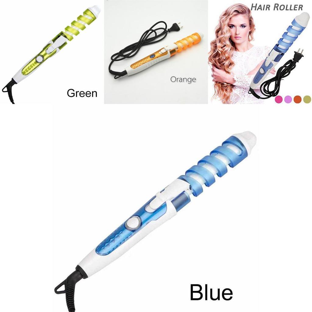 Spiral Perm Curling Iron Hairdressing Tool With American Standard Plug For Home And Beauty Salon Styling