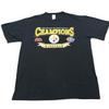 Винтажная футболка Pittsburgh Steelers Чемпионы Y2K Мужская Размер L Черная NFL