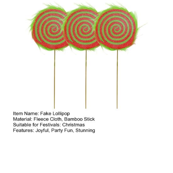 Поддельный леденец реквизит большой симуляция конфеты украшение красный зеленый мятный