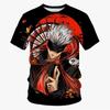 Summer Men Fashion Trend Anime 3D Printing Printed T-shirt Neutral Fashion Harajuku Anime Casual Comfortable Short Sleeved Top