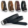 Minimalist Ladies Leather Waist Belt With Alloy Pin Buckle For Office And Daily Use