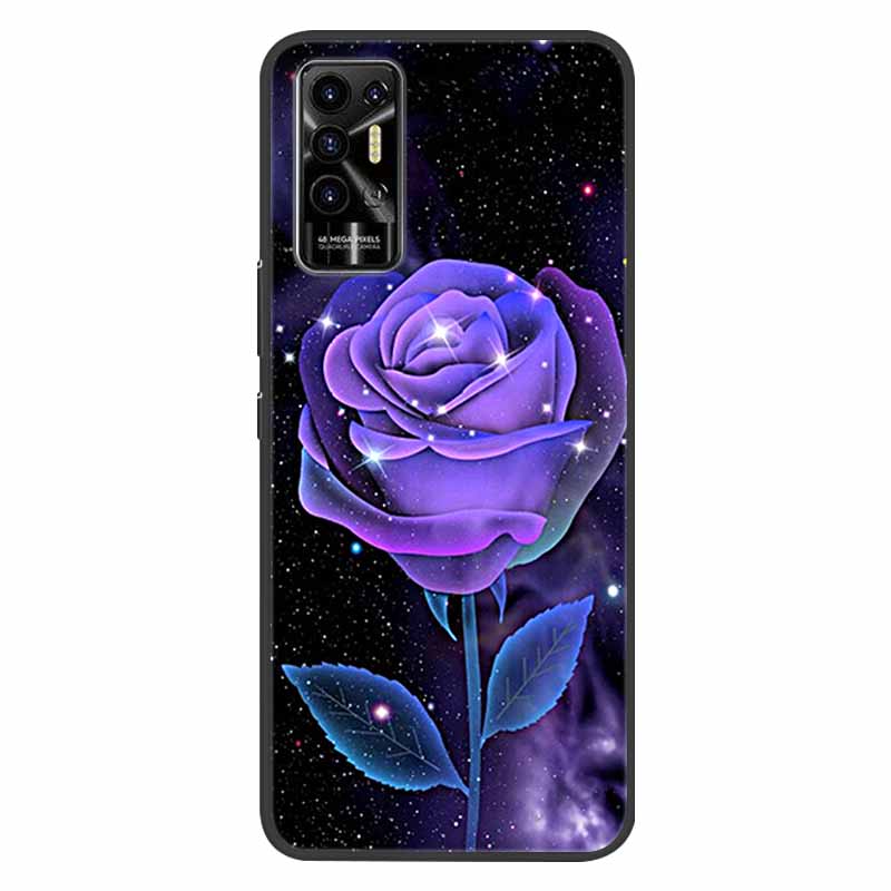 Чехол для Tecno Pova 2 Pova2 Ударопрочный Мягкий силикон ТПУ Задняя крышка Для Tecno Pova 2 Чехлы для телефона Pova2 2021 Чехол Милый мультфильм