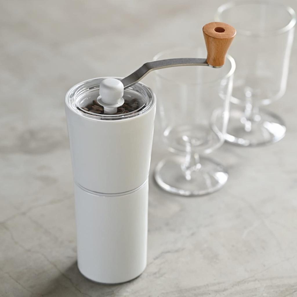 Hario Керамическая кофемолка молотый кофе 30 г белый Arita Ware Simple S-CCG-2-W
