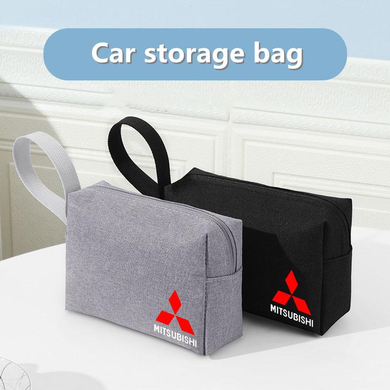 cxlqbm1 Portable Car Key Case Driver License Holder Credit Card Bag for Mitsubishi Lancer ASX Outlander Pajero Evolution Car Accessories