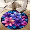 1pc Office Carpet Chair Mats Colorful Floral Mandala Design Perfect for Decorating Office Chairs, Living Rooms, Or Bedrooms.YDT212