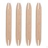4x Beechwood Weaving Knitting Shuttle Stick DIY 155x23x4mm