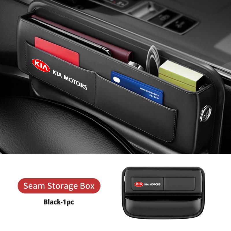 For KIA Car USB Charging Colour Light Seat Storage Case Seat Gap Box Sportage Rio Ceed Niro Soul Stonic Picanto Proceed rtge90