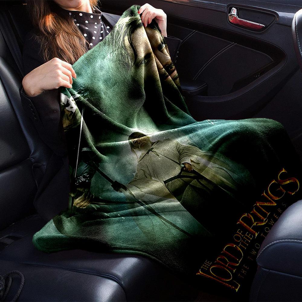 1pc Lord of the Rings Two Towers Flannel Blanket Soft Warm Throw for Home, Office, Travel, All-Season Cozy Bedding GiftL1182