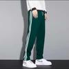Men's Loose-Fit Three-Bar Sweatpants - Casual, All-Season, Large Size Trend