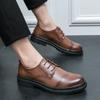 Туфли из натуральной кожи для мужчин, деловые, офисные, туфли для свадебных вечеринок, итальянская мужская кожаная обувь высокого класса