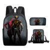 Student Deadpool 3pcs School Bag Backpack Lunch Bags Pencil Case Kids Gifts