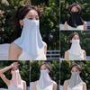 Thin Sunscreen Mask Breathable Sun Protection Daily UV Protection Mask  Women
