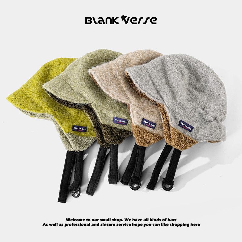 Осенью и зимой новая утолщенная теплая шапка женская ретро модная шапка тедди флисовая защитная бейсболка