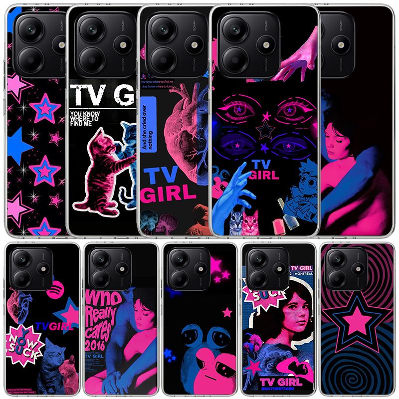 TV Girl Album Soft Cover for Xiaomi Redmi Note 15 14 13 12 Pro Plus Phone Case 14S 11S 11T 11E 10S 10 4G Pattern Shell Redmi Not