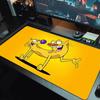 CatDog Print  Cushion Non-slip Laptop Tablet Big Mousepad XXL Mat Mini PC Playmat With Lock edge