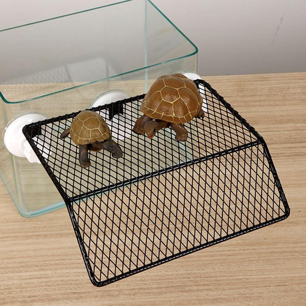 Adjustable Height Turtle Basking Platform Wall-Mounted Turtle Dock  Reptile Cave