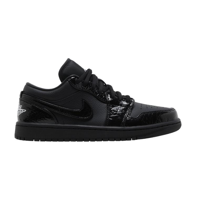Jordan 1 Низкий SE Патентный Слон Черный (Женский)