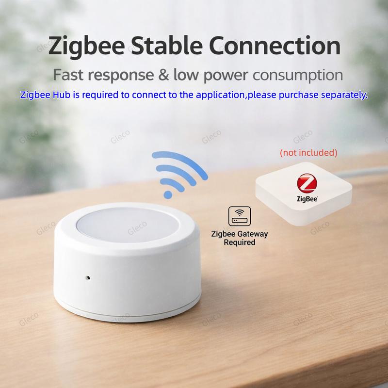 Zigbee Ambient Light Illuminance Sensor MQTT Version or Tuya Zigbee Version Smart Home Brightness Detector Work With Gateway Hub