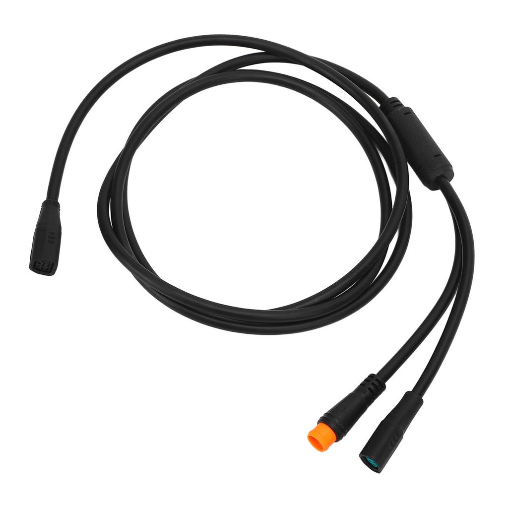 Электрический велосипед 1T2 удлинительный кабель для подключения двигателя к дисплею счетчика средний двигатель Y-разветвитель кабель для